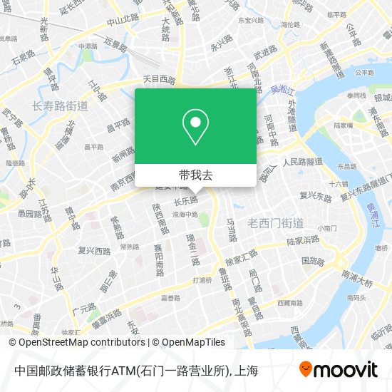 中国邮政储蓄银行ATM(石门一路营业所)地图