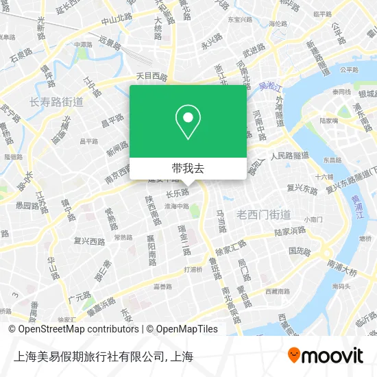 上海美易假期旅行社有限公司地图
