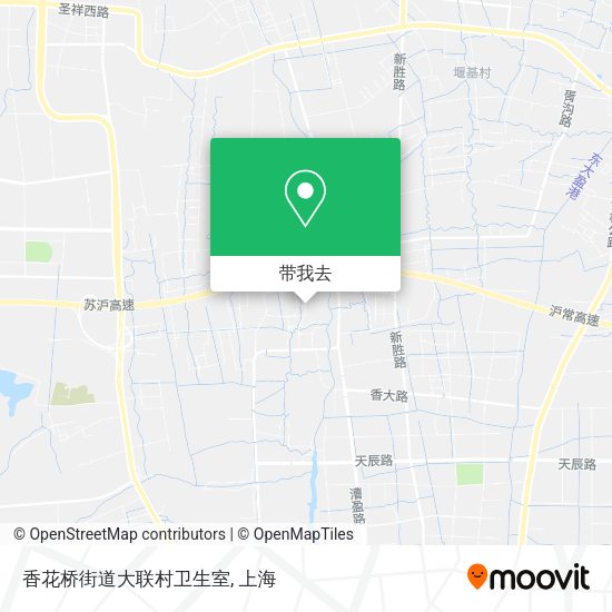 香花桥街道大联村卫生室地图