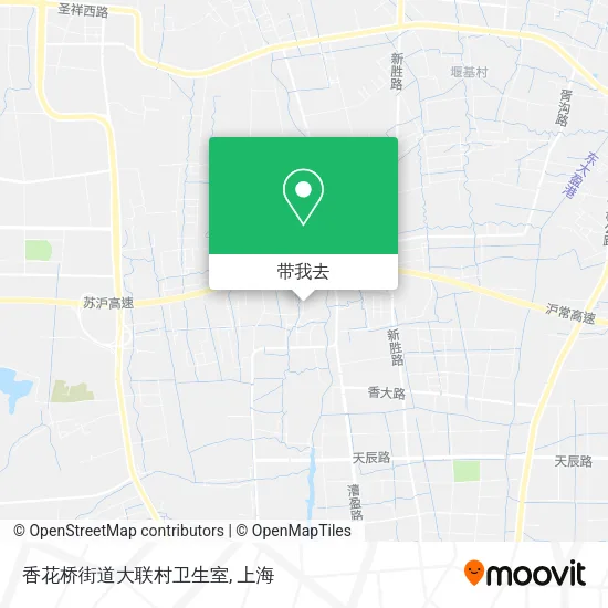 香花桥街道大联村卫生室地图