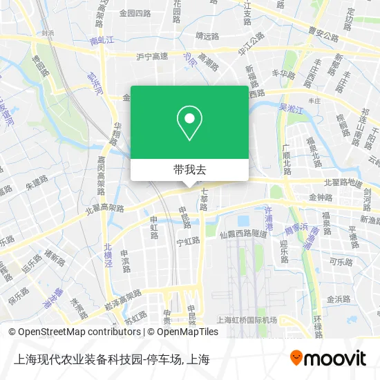 上海现代农业装备科技园-停车场地图