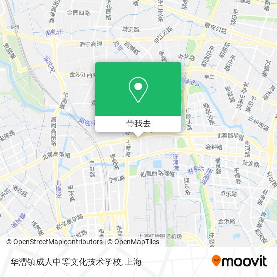 华漕镇成人中等文化技术学校地图