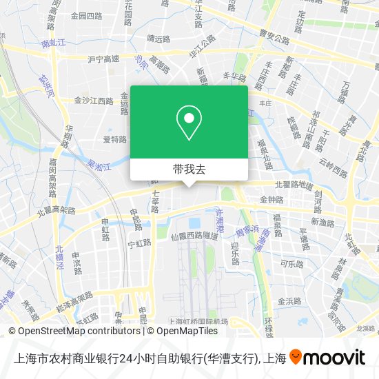 上海市农村商业银行24小时自助银行(华漕支行)地图