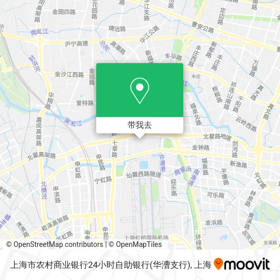 上海市农村商业银行24小时自助银行(华漕支行)地图