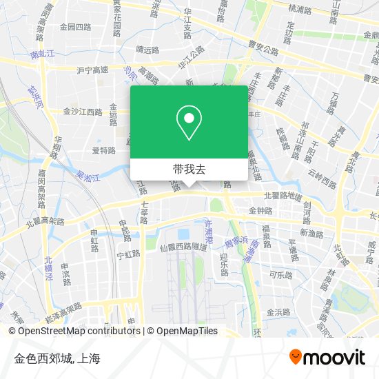 金色西郊城地图