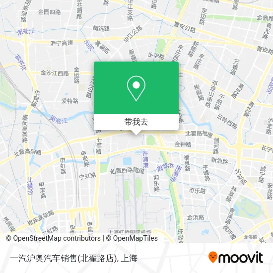 一汽沪奥汽车销售(北翟路店)地图