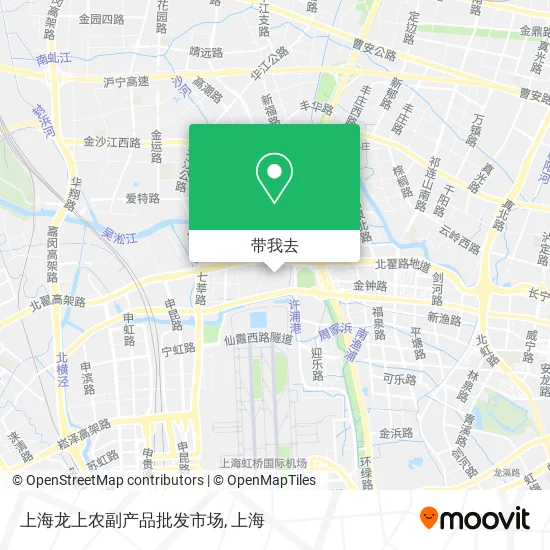 上海龙上农副产品批发市场地图