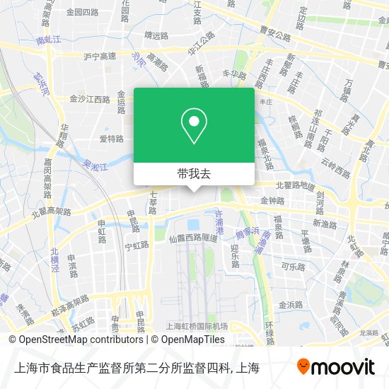 上海市食品生产监督所第二分所监督四科地图