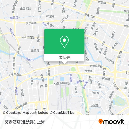 莫泰酒店(北沈路)地图