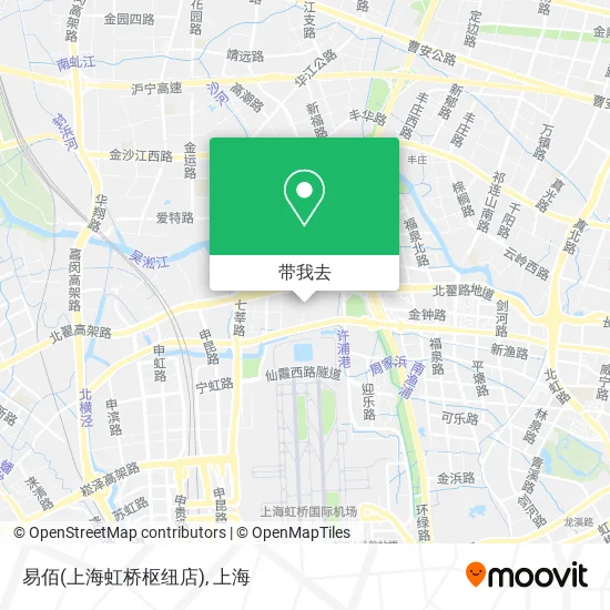 易佰(上海虹桥枢纽店)地图