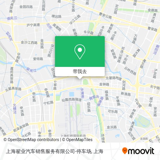 上海翟业汽车销售服务有限公司-停车场地图