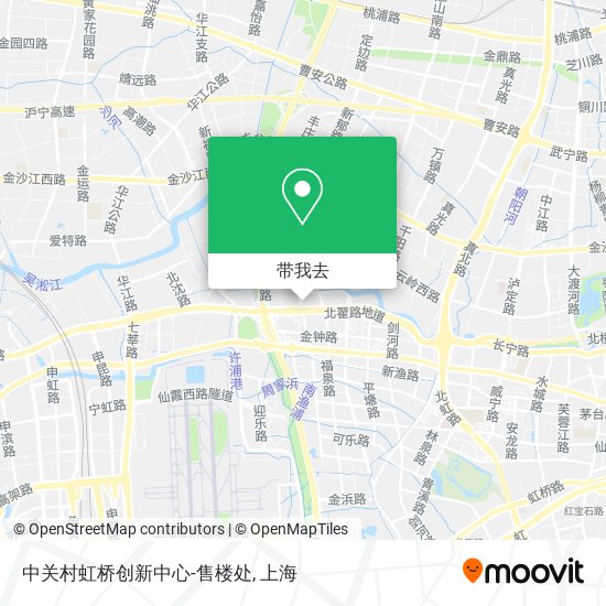 中关村虹桥创新中心-售楼处地图