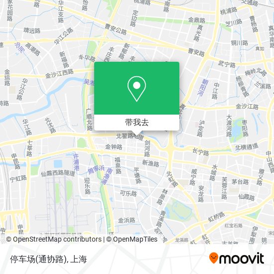 停车场(通协路)地图