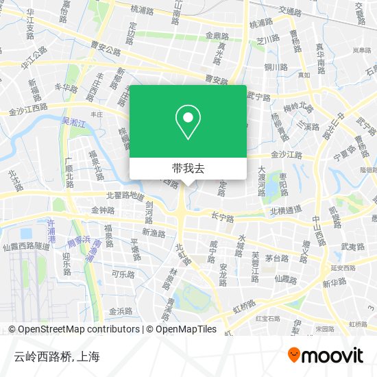 云岭西路桥地图