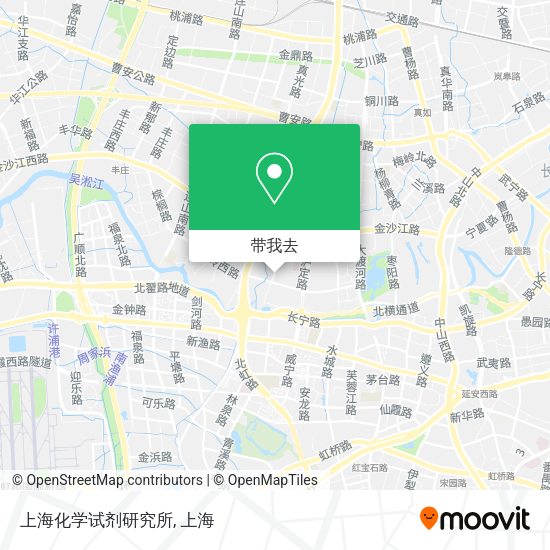 上海化学试剂研究所地图