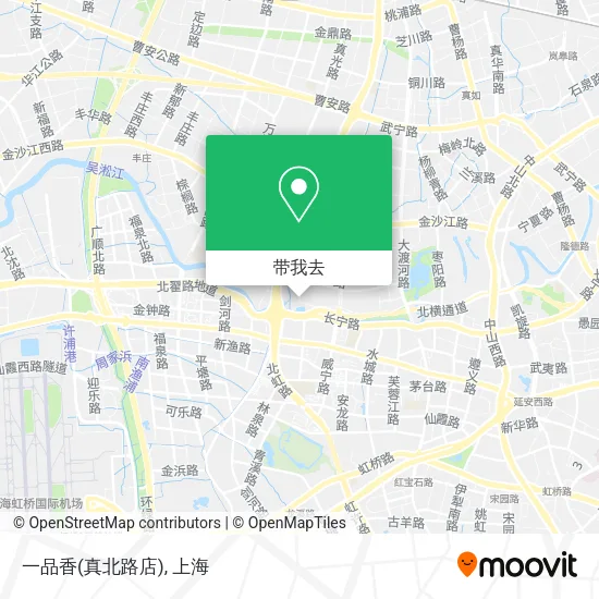 一品香(真北路店)地图