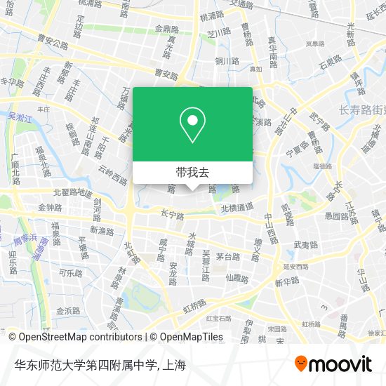 华东师范大学第四附属中学地图