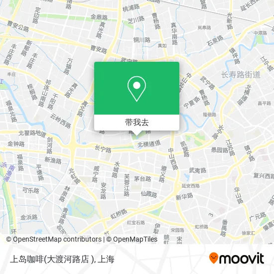 上岛咖啡(大渡河路店 )地图