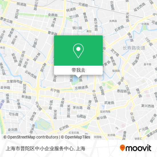 上海市普陀区中小企业服务中心地图