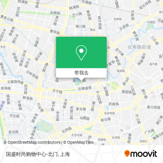 国盛时尚购物中心-北门地图