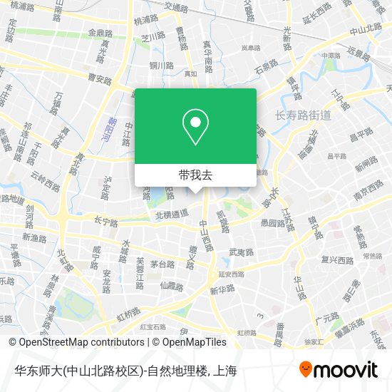 华东师大(中山北路校区)-自然地理楼地图