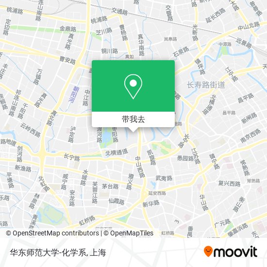 华东师范大学-化学系地图