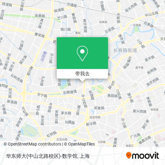 华东师大(中山北路校区)-数学馆地图