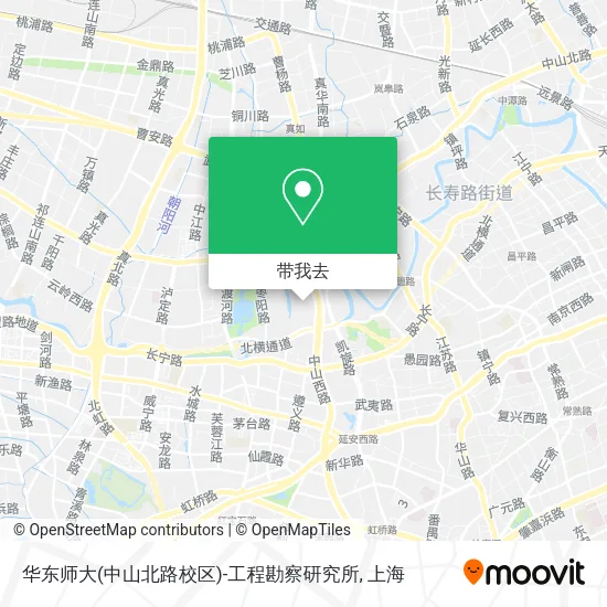 华东师大(中山北路校区)-工程勘察研究所地图