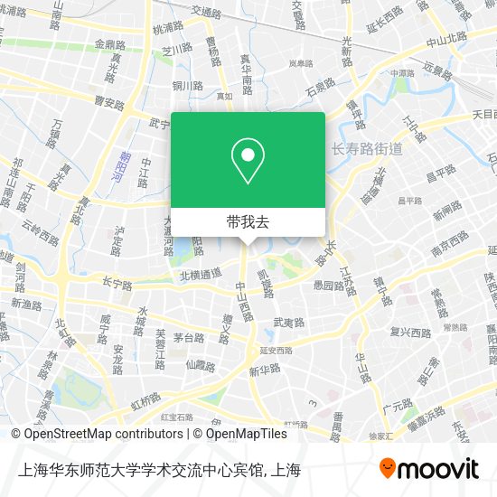 上海华东师范大学学术交流中心宾馆地图