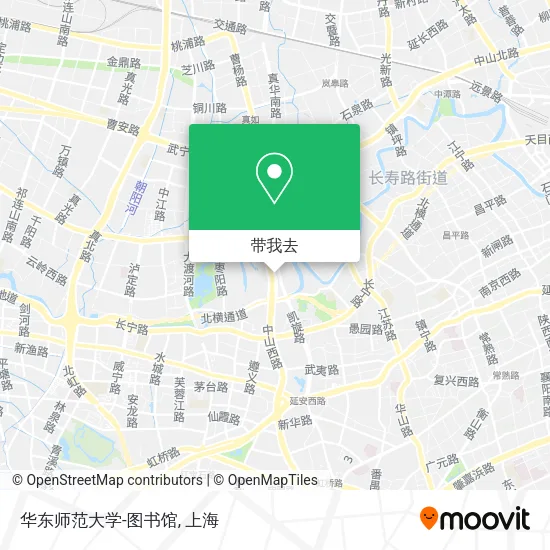 华东师范大学-图书馆地图