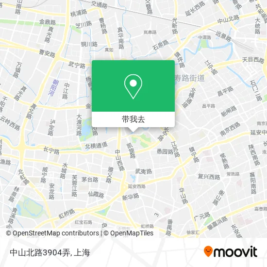 中山北路3904弄地图