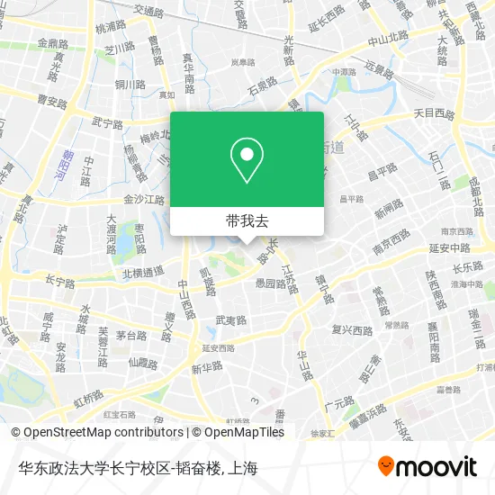 华东政法大学长宁校区-韬奋楼地图