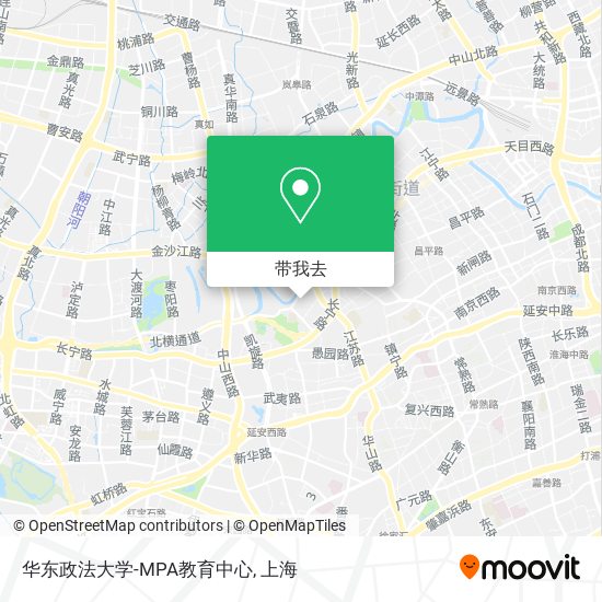 华东政法大学-MPA教育中心地图