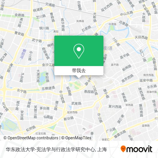 华东政法大学-宪法学与行政法学研究中心地图
