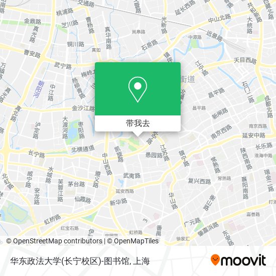 华东政法大学(长宁校区)-图书馆地图