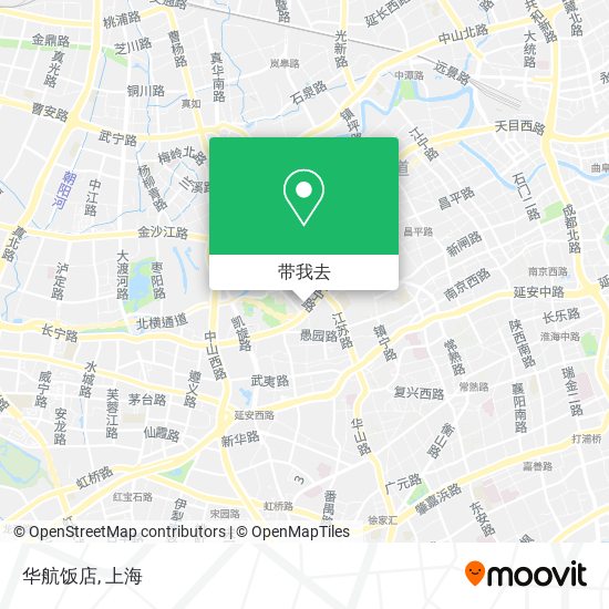 华航饭店地图