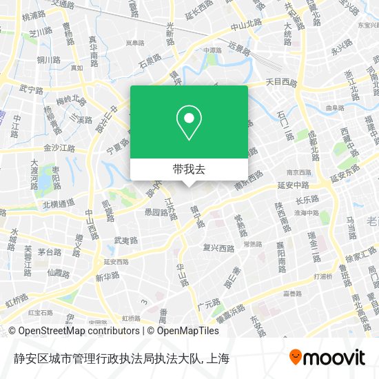 静安区城市管理行政执法局执法大队地图