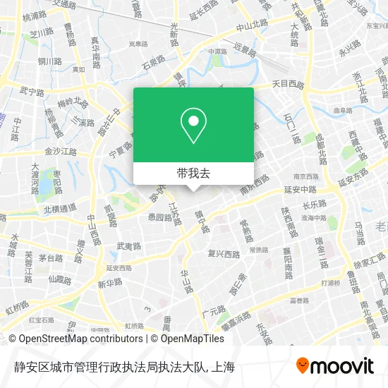 静安区城市管理行政执法局执法大队地图