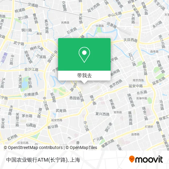 中国农业银行ATM(长宁路)地图