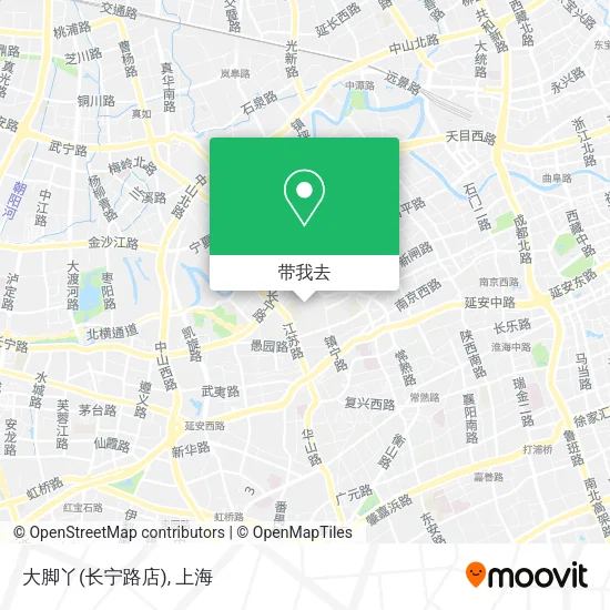 大脚丫(长宁路店)地图