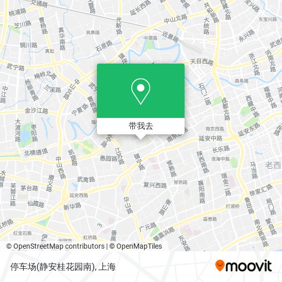 停车场(静安桂花园南)地图