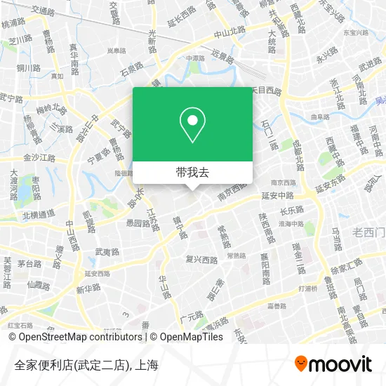 全家便利店(武定二店)地图