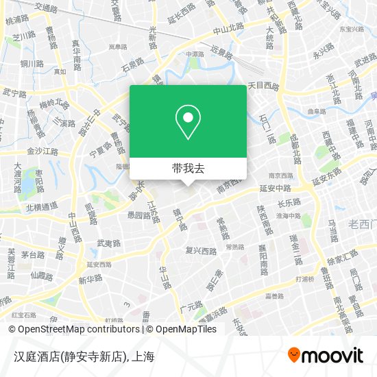 汉庭酒店(静安寺新店)地图