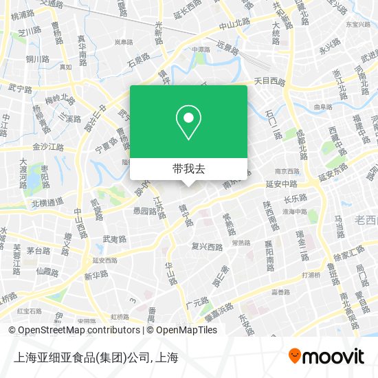 上海亚细亚食品(集团)公司地图
