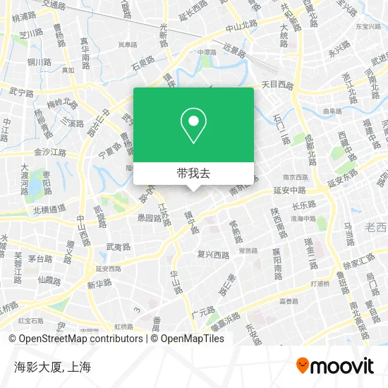 海影大厦地图