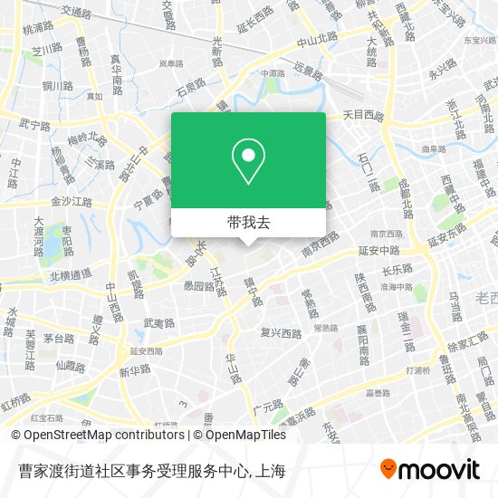 曹家渡街道社区事务受理服务中心地图