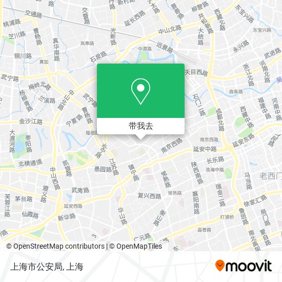 上海市公安局地图