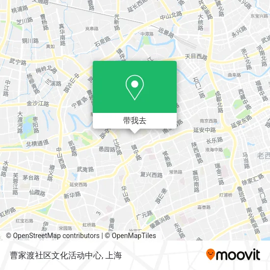 曹家渡社区文化活动中心地图