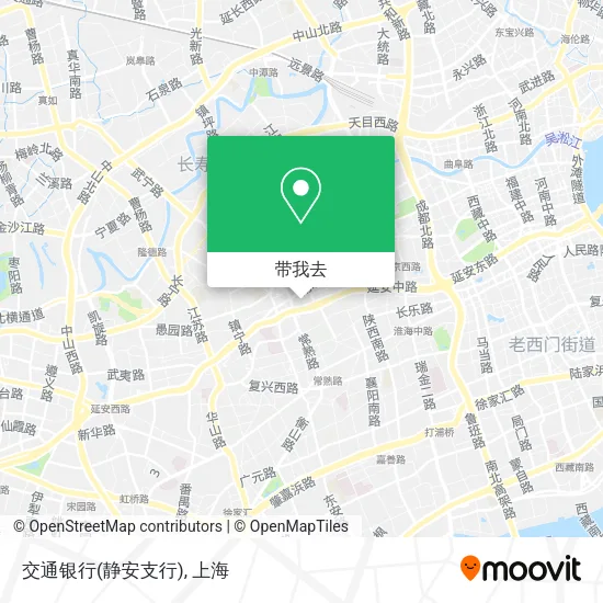 交通银行(静安支行)地图