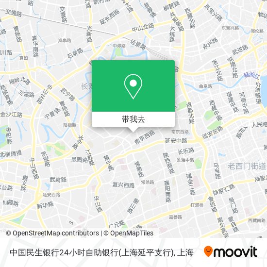 中国民生银行24小时自助银行(上海延平支行)地图